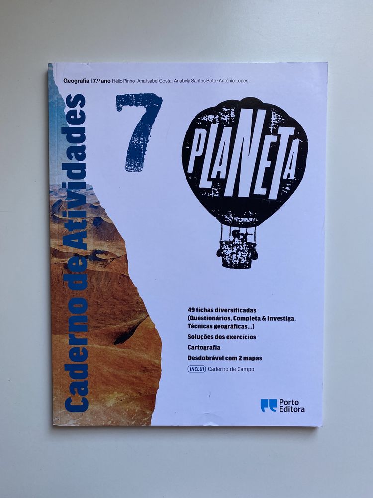 Caderno de atividades “Planeta 7” Porto Editora