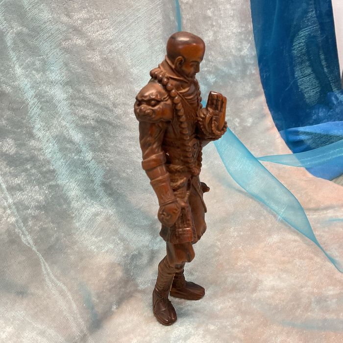 Éscultura de figura madeira exótica