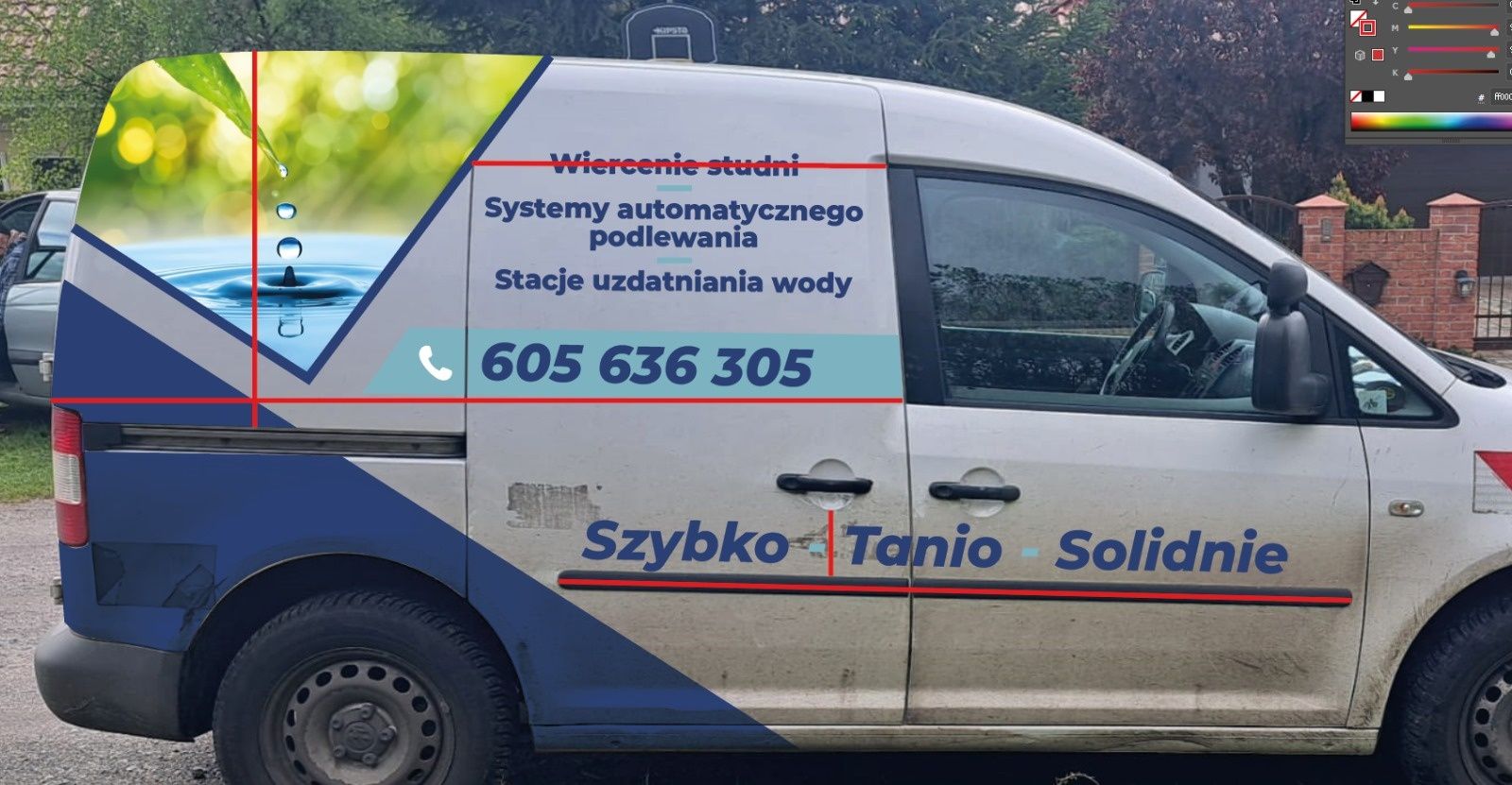 Reklama na samochód oklejanie busów witryn montaż reklam cała Polska