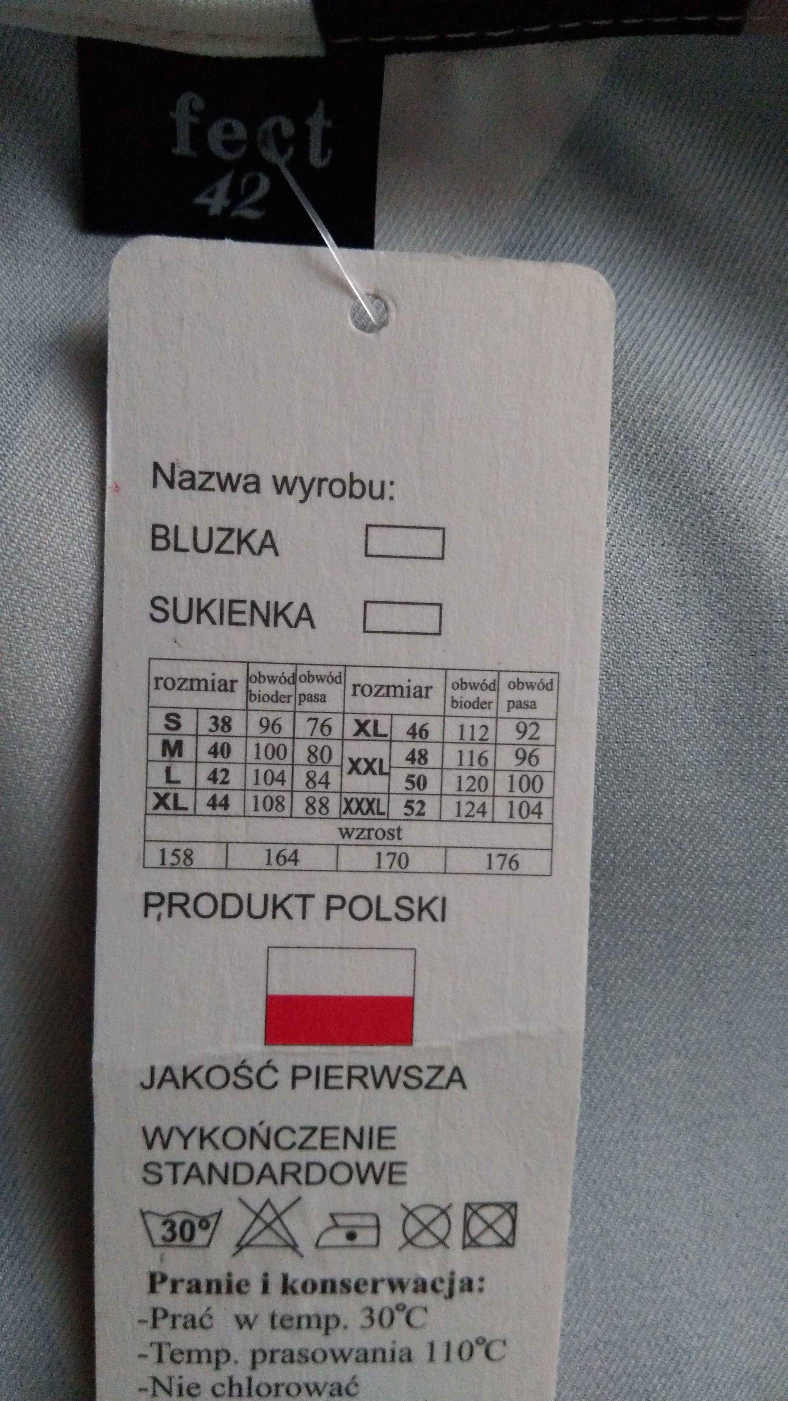 Sukienka L/XL Efect elegancka w paski midi polska komunia wesele impre