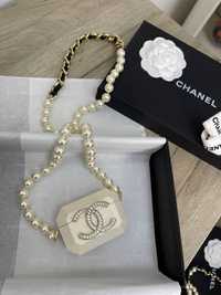 Колье Chanel намисто бусы чехол для наушников