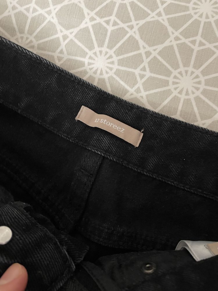 Нові чорні джинси 12 storeez lee 100% котон розмір хс