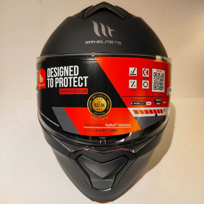 Capacete modular MT Genesis SV Mota scooter novo