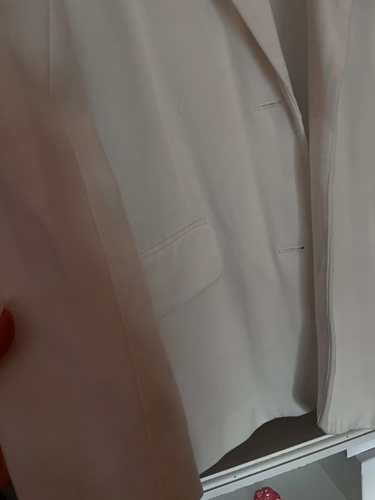 Blazer Branco L - Bershka