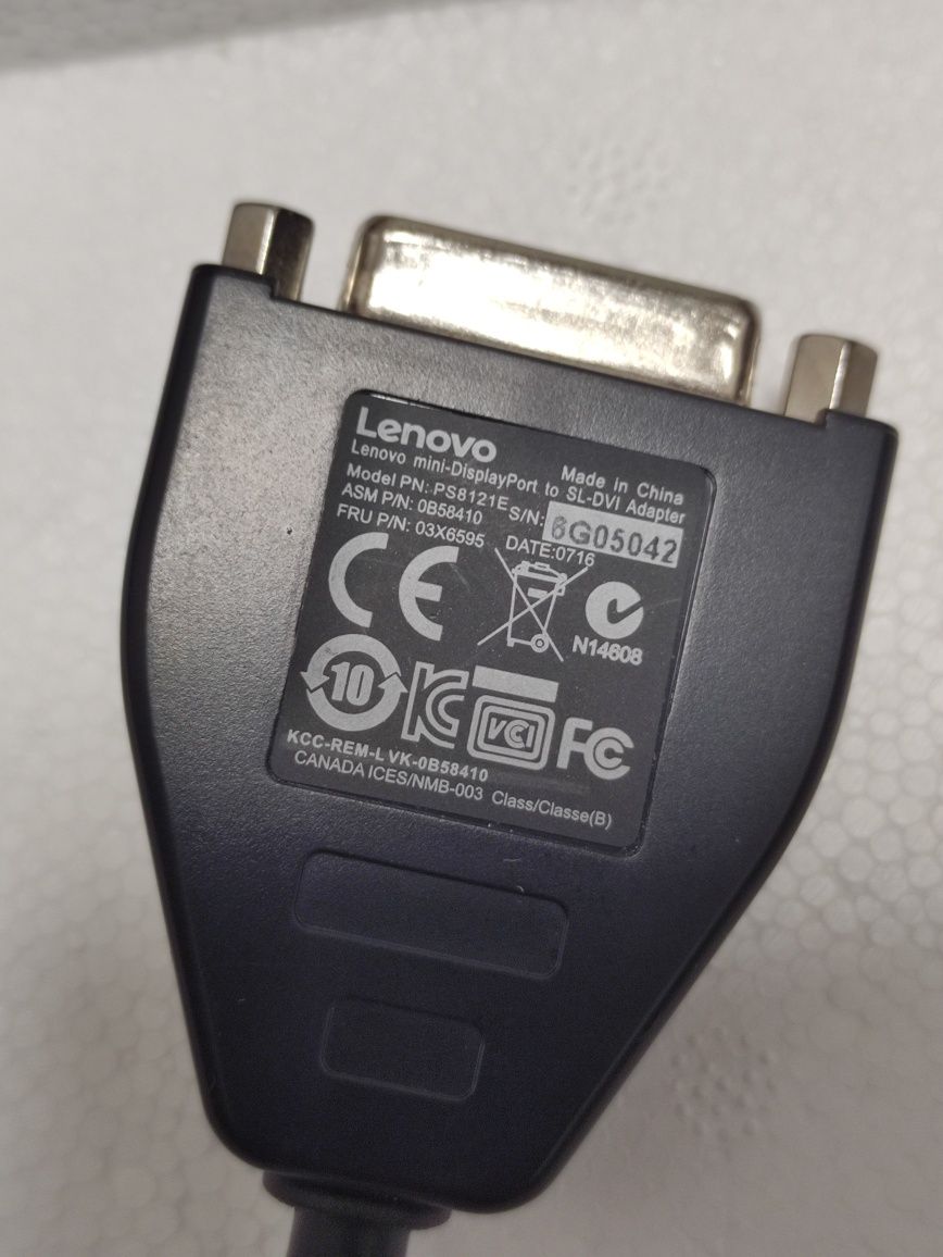 Lenovo PS8121E Mini DisplayPort - SL DVI адаптер Перехідник переходник
