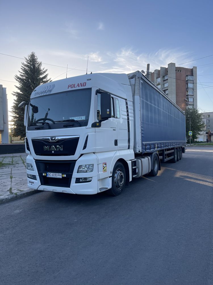 MAN TGX 18.440  продаж фури/тягач тентований