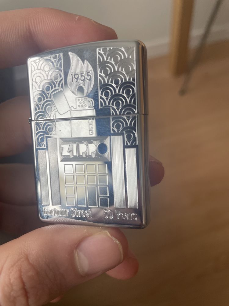 Isqueiro zippo edicão limitada barbour street 50 anos.