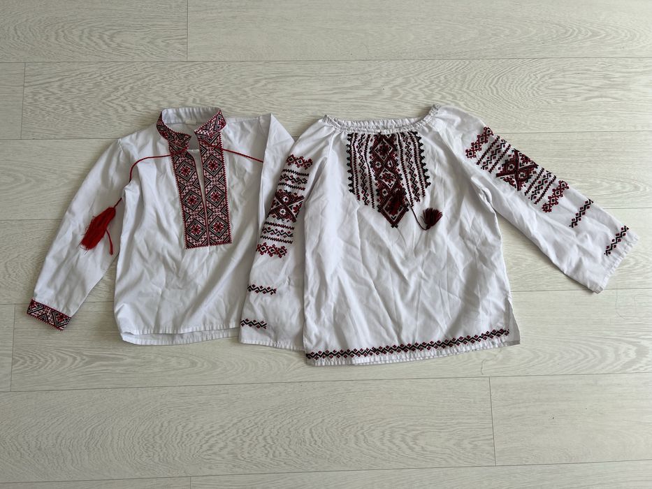 Вишиванки на хлопчика і дівчинку