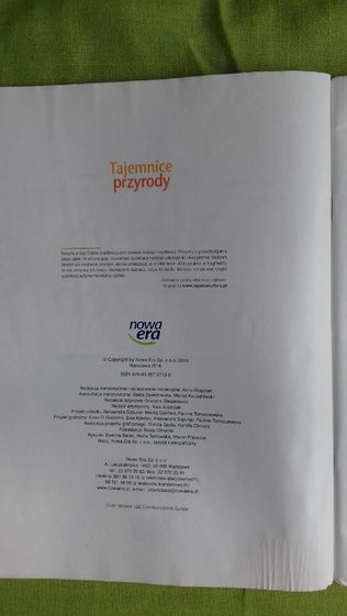 Tajemnice przyrody zeszyt ćwiczeń klasa 5