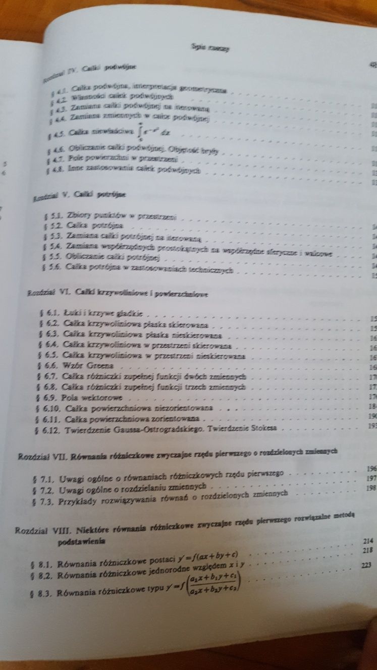 Analiza matematyczna w zadaniach matematyka Krysicki Włodarski studia