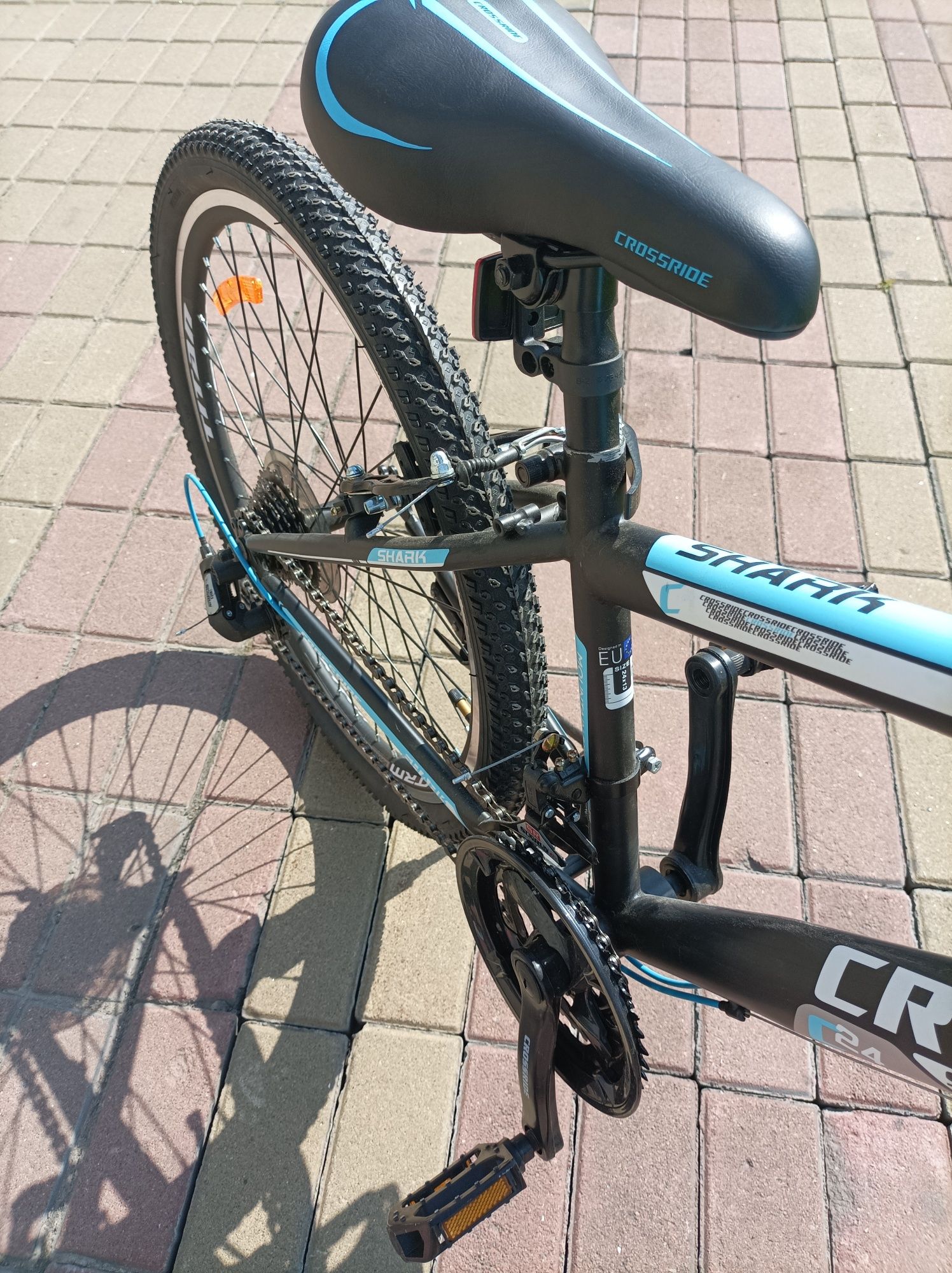 Велосипед підлітковий Crossride Shark 24/13"