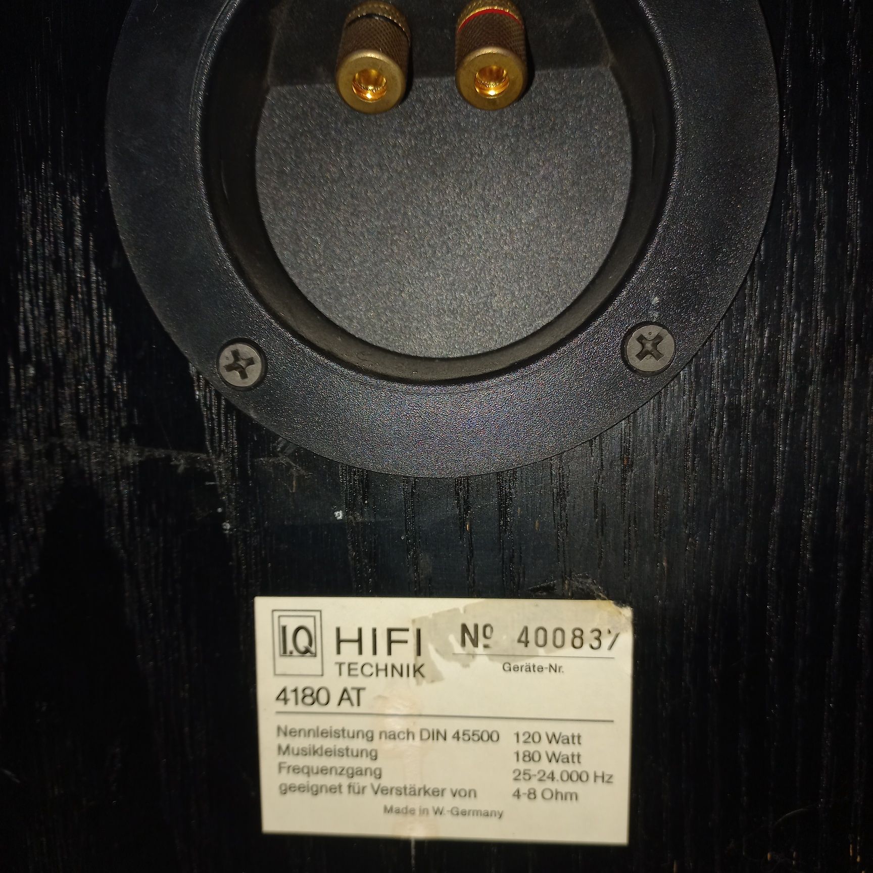 ТОП . Немецкая Акустика IQ 4180 at.