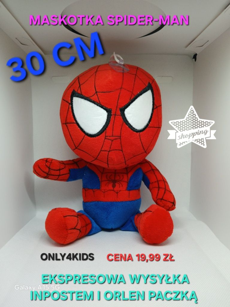 Maskotka Spider-Man 30cm
