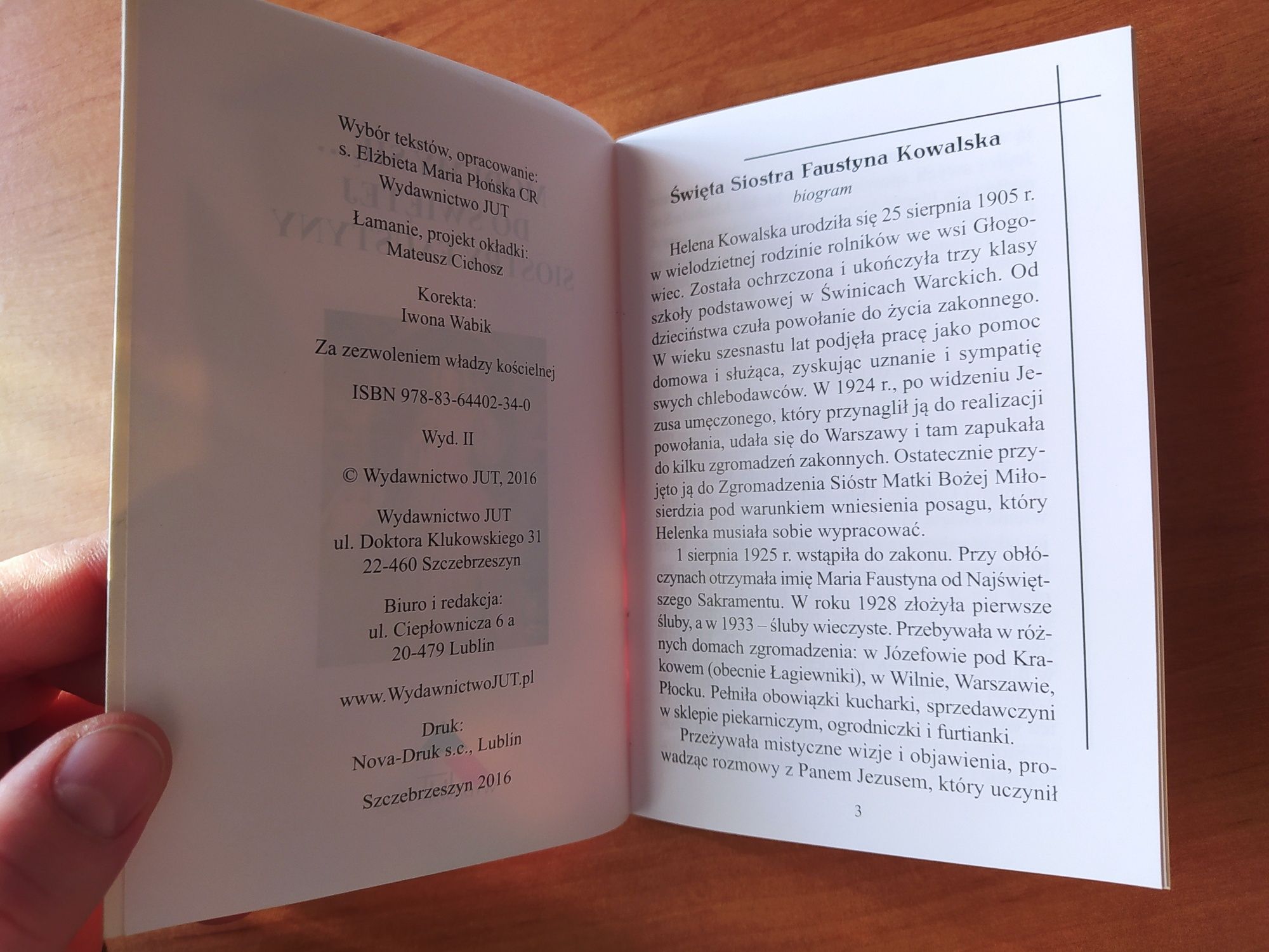 Modlitewnik Módlmy się do świętej siostry Faustyny Kowalskiej książka