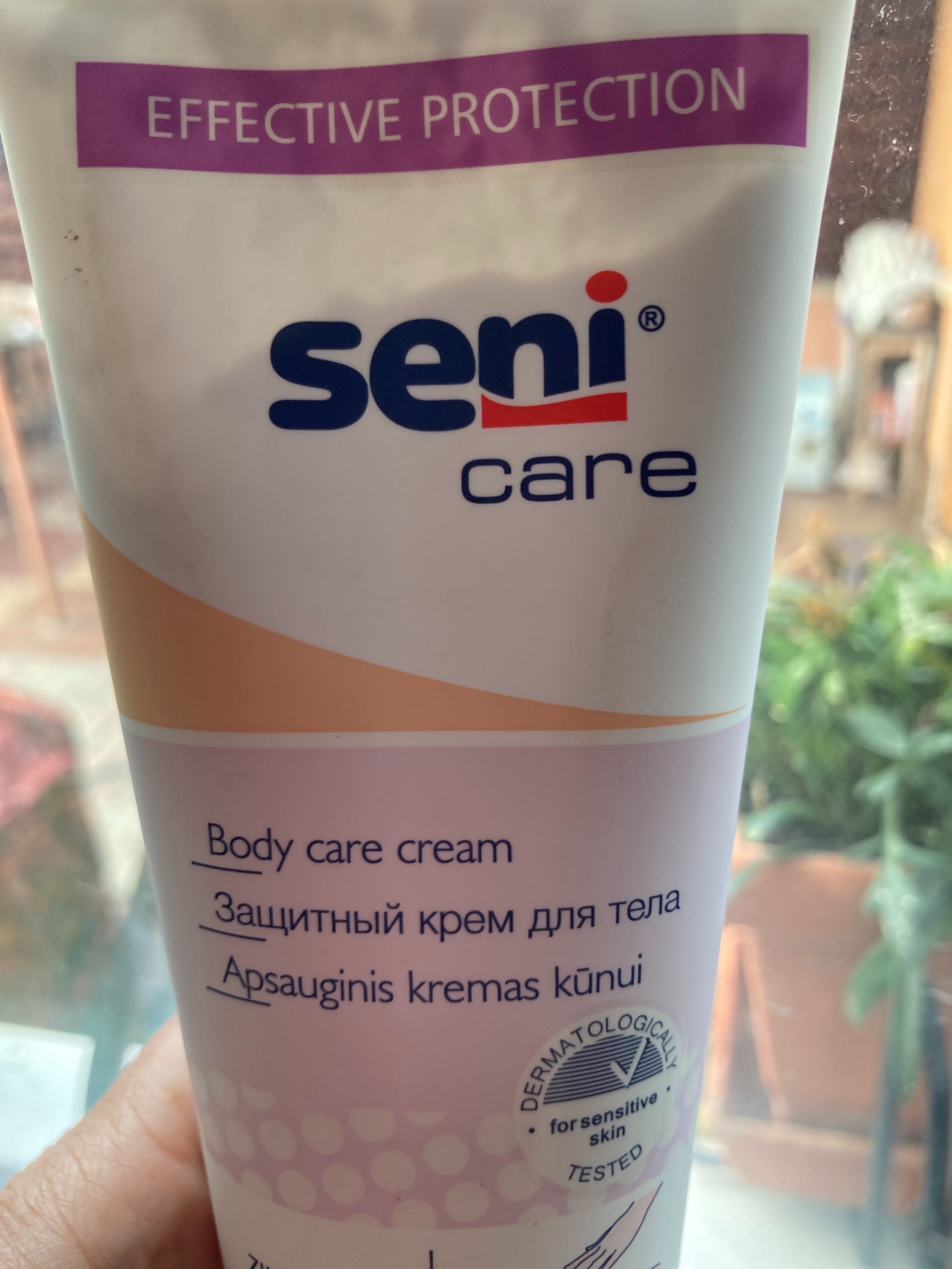 Защитный Крем Seni care для тела для сухой кожи Seni окисью цинка