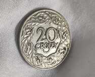Moneta 20 groszy 1923 – II RP, orzeł