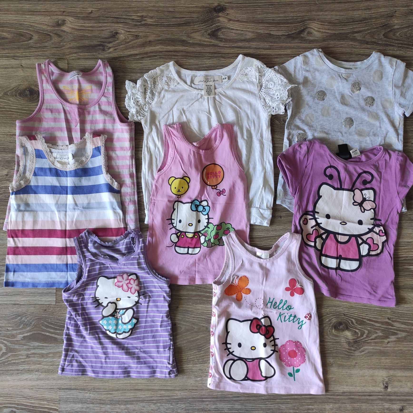 Komplet 38 szt. ubrań dla dziewczynki 3-4 lata (98-104) Hello Kitty