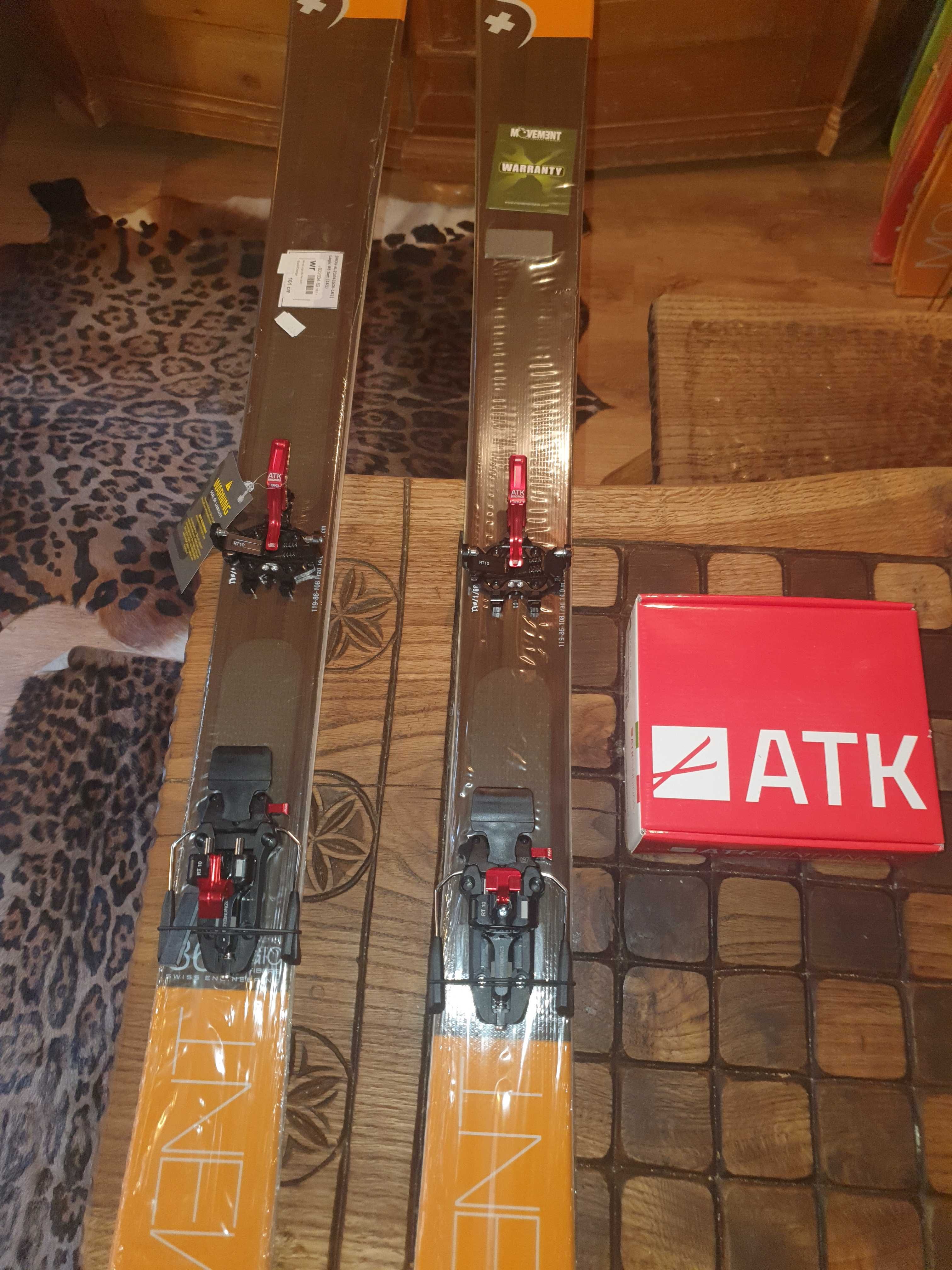 skiturowe ATK RT 10 red- szer skistopera 86 mm 91 mm 97 mm