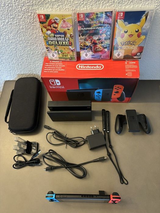 Console Nintendo Switch em ótimo estado