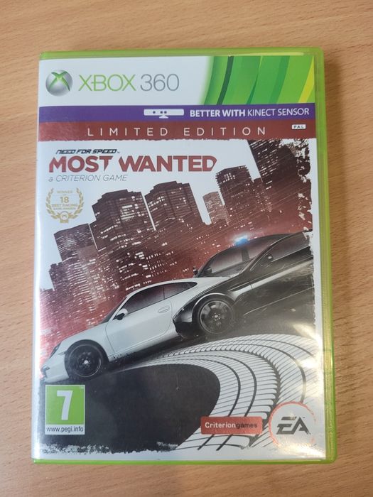 Gra NFS Need For Speed Most Wanted Xbox 360