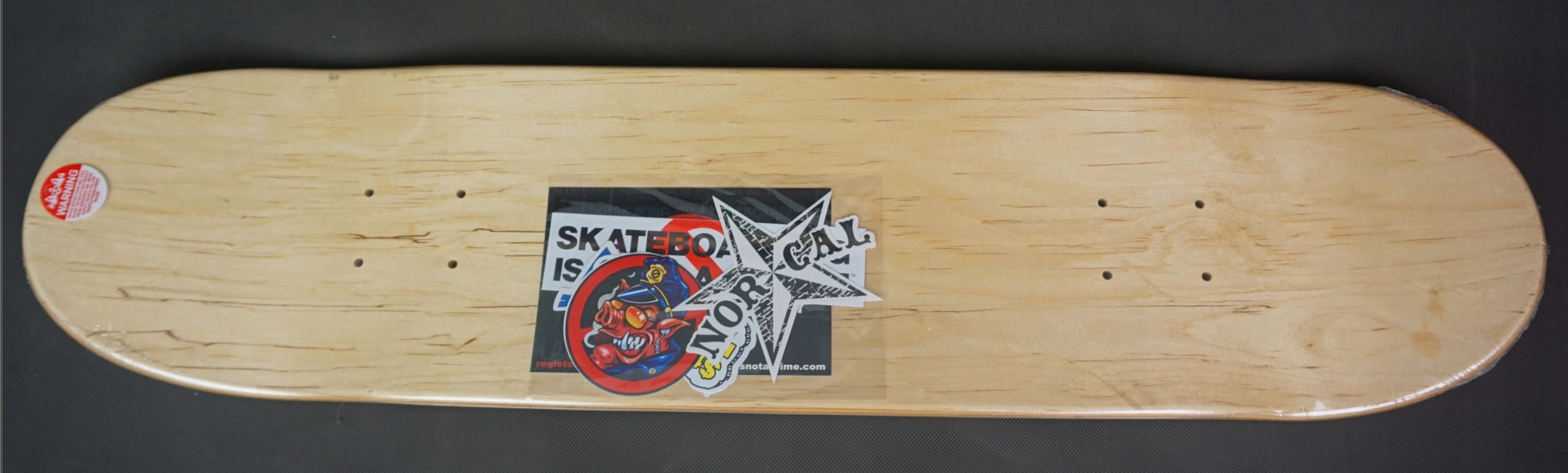 Blat Deck Skateboarding is not a Crime 7,6. -NEW-