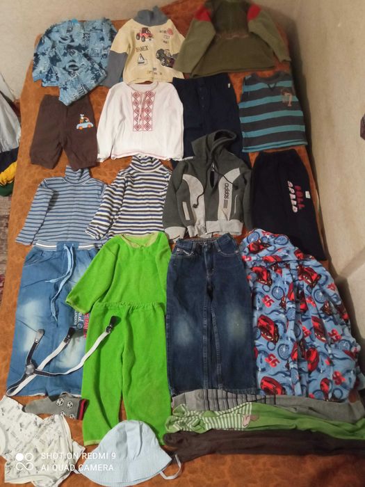 Пакет одягу на хлопчика від 1-3 років