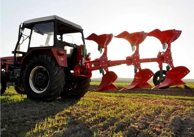 Pług obracalny AgroMasz do ciągnika 60-80 KM - 3 skiby