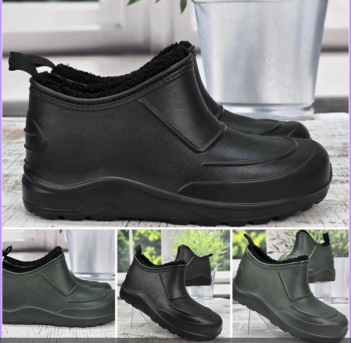 Модель 2025 року. Чоловічі калоші, черевики.Чорн, синіі та хакі 41-46