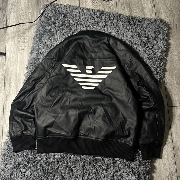 Бомбер Giorgio Armani шкіра-замш ma-1 ma-2 vintage