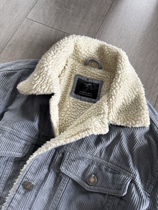 Kurtka pilotka ocieplana Bershka M