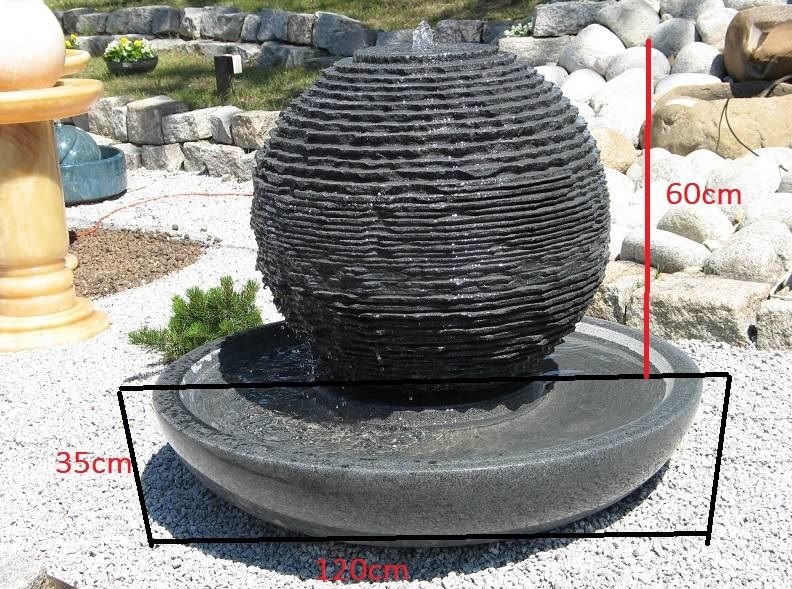 Fontanna ze stali nierdzewnej 4 kule H240cm