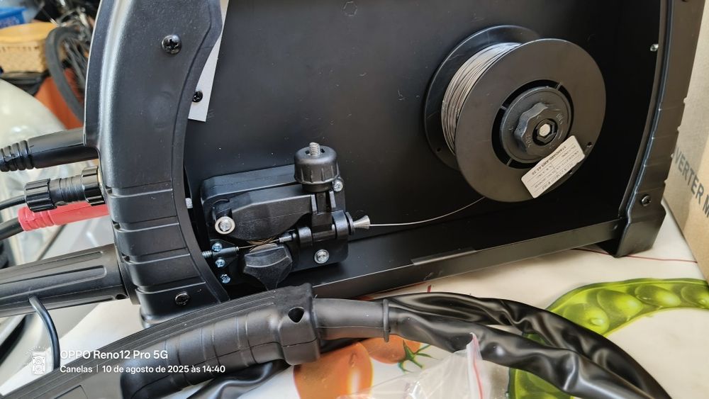 Conjunto capacete + máquina soldar VELPAX 140A 3mods