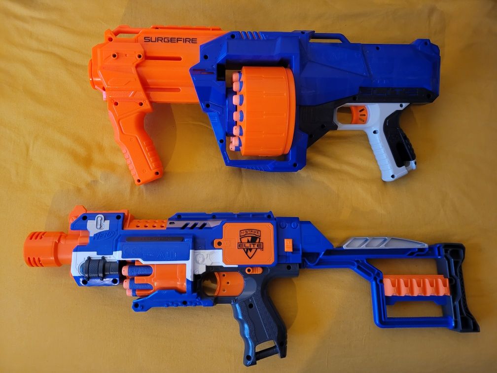 Nerf Surgefire e N-Strike Elite NOVAS