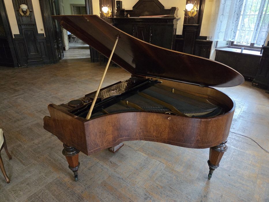 Fortepian pianino Instrument Irmler & Hofbauer Antyk 2x