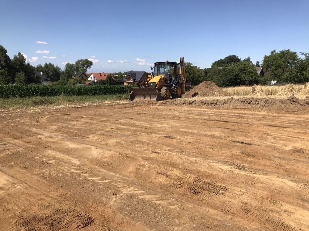 Usługi koparko ładowarką JCB 3 CX Koparka, fundamenty transport