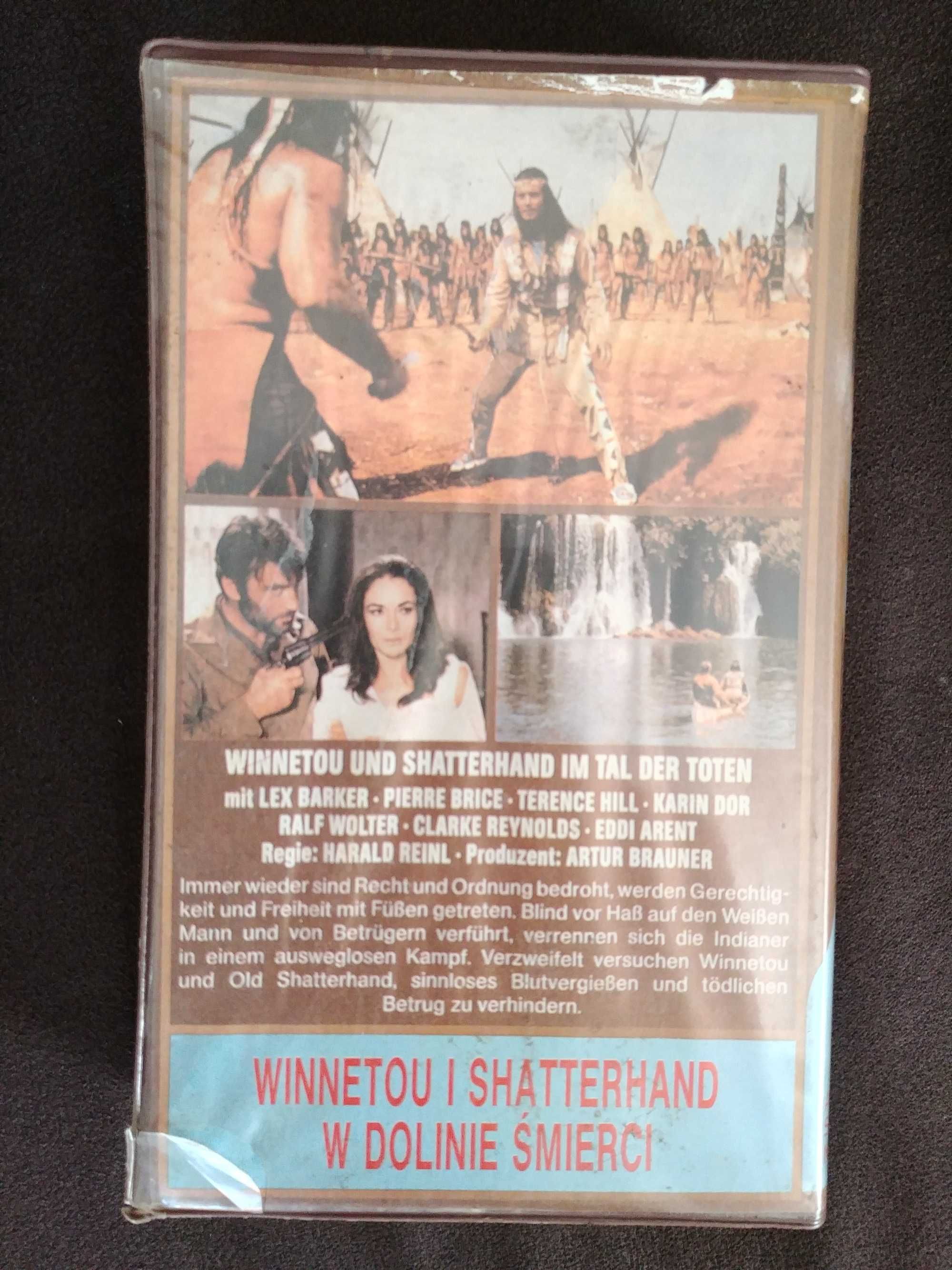 kaseta VHS video Winnetou i Shatterhand w Dolinie Śmierci