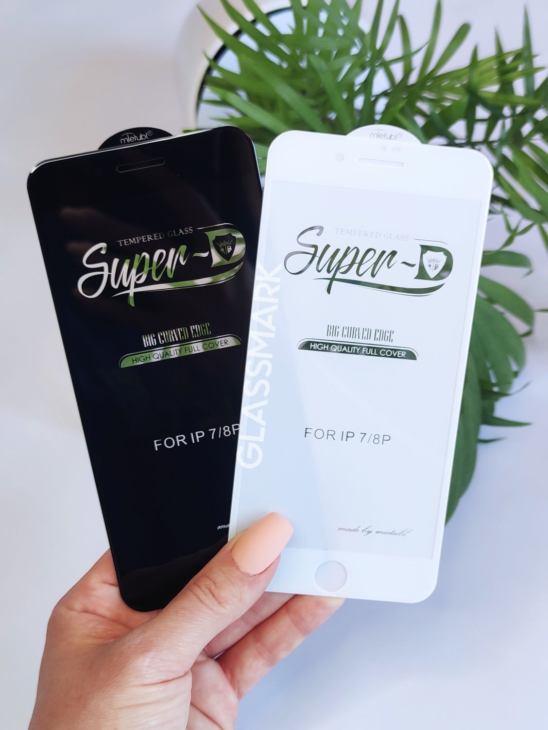 Захисне скло Super D iPhone 7 Plus 8plus защитное стеклo айфон8