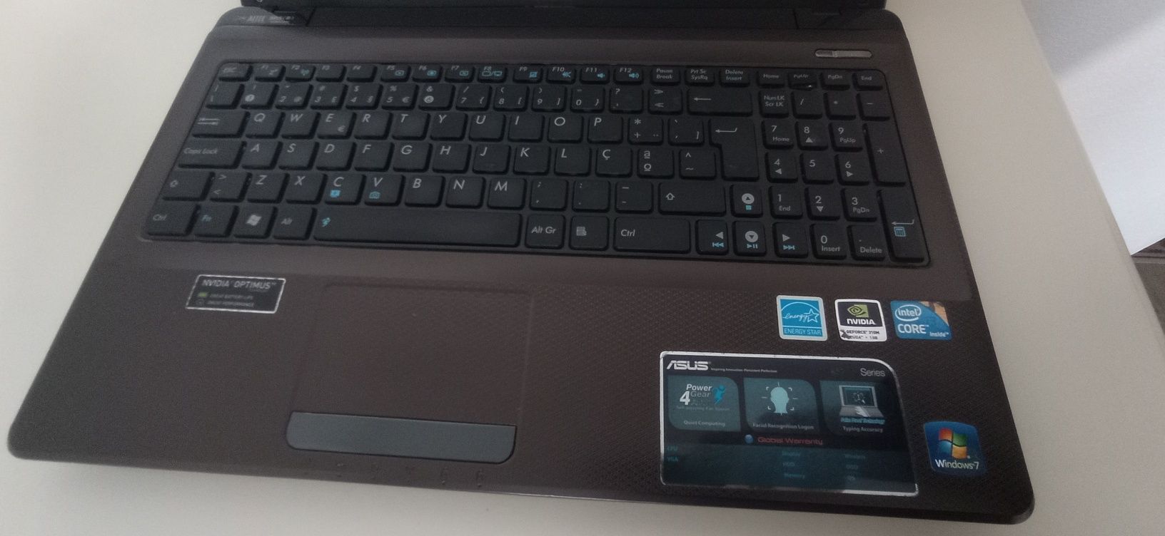 Computador Portátil Asus k52j