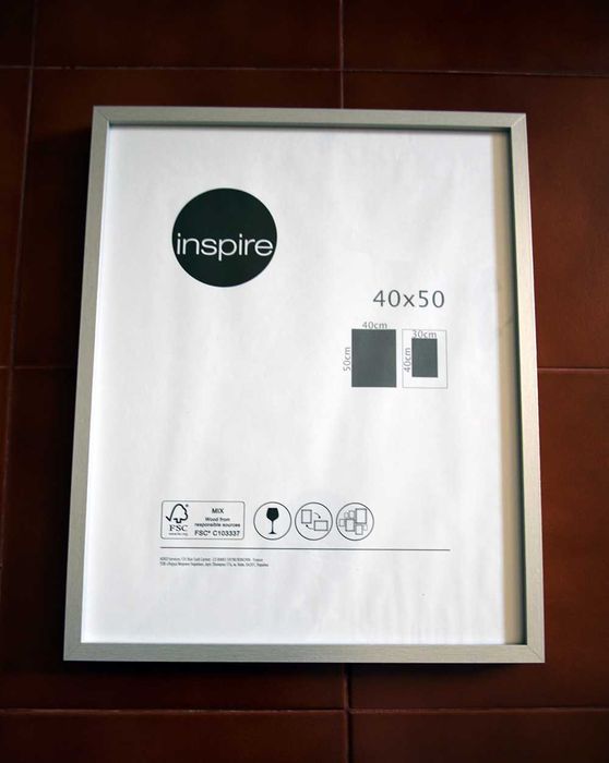 Moldura Prata 50x40