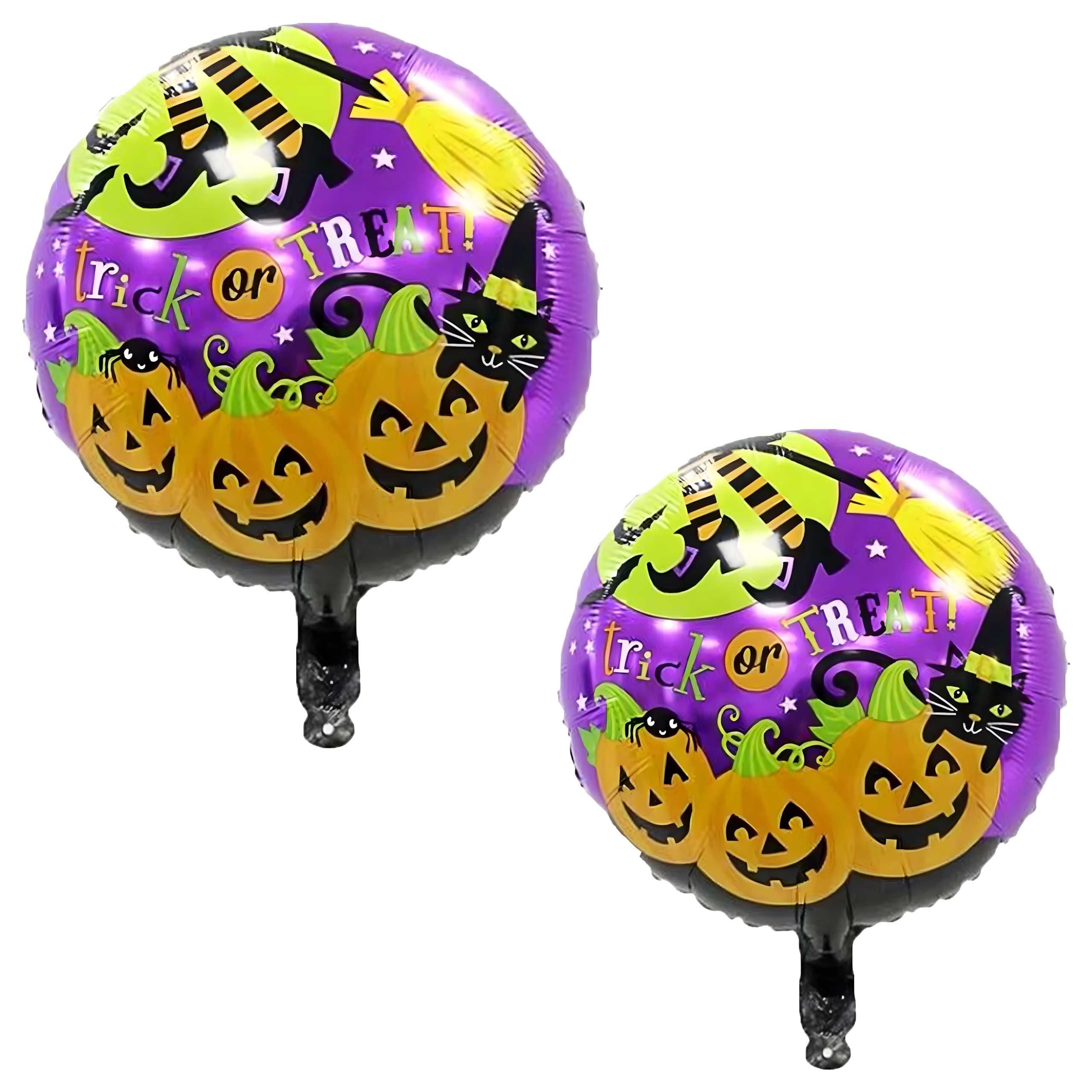 Zestaw Balonów Halloween Dynia na Imprezę Domówkę Przyjęcia Spotkania