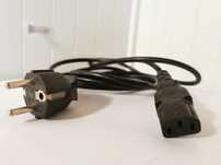 Kabel zasilający męski IEC C13