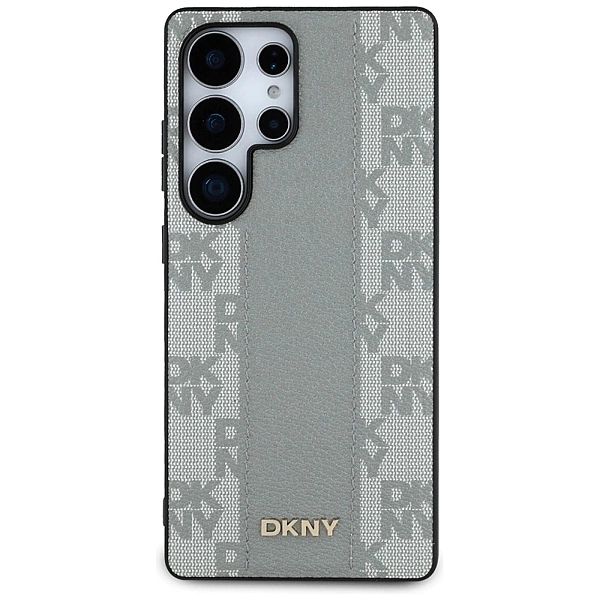 Etui DKNY Leather Checkered Pattern MagSafe na Samsung Galaxy S25 Ultr