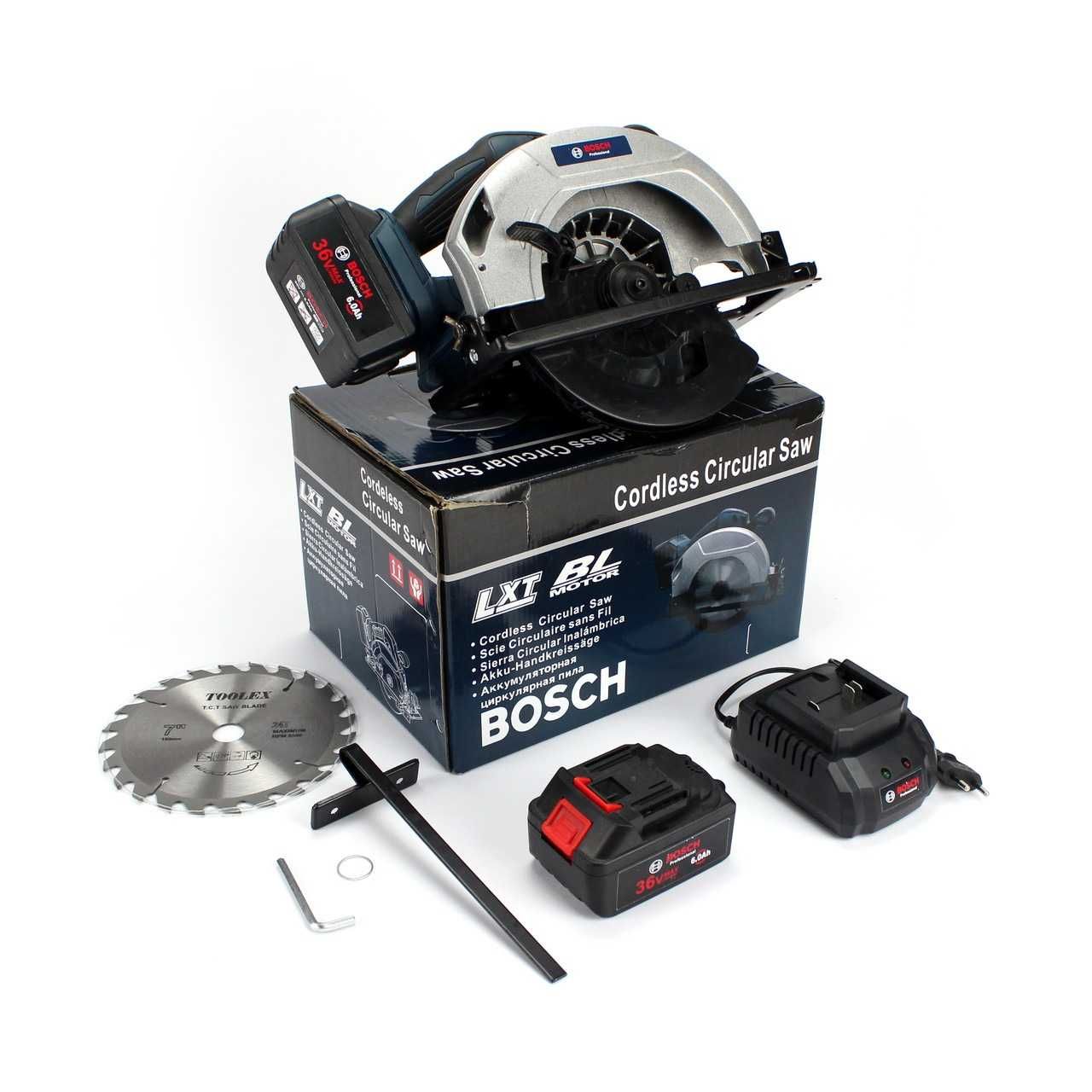 Циркулярна пилка Bosch GKS 36V-G (36V/6Ah) Акумуляторна циркулярка Бош