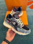 LOUIS VUITTON Run Away sapato casual, cor jeans, tamanho personalizado