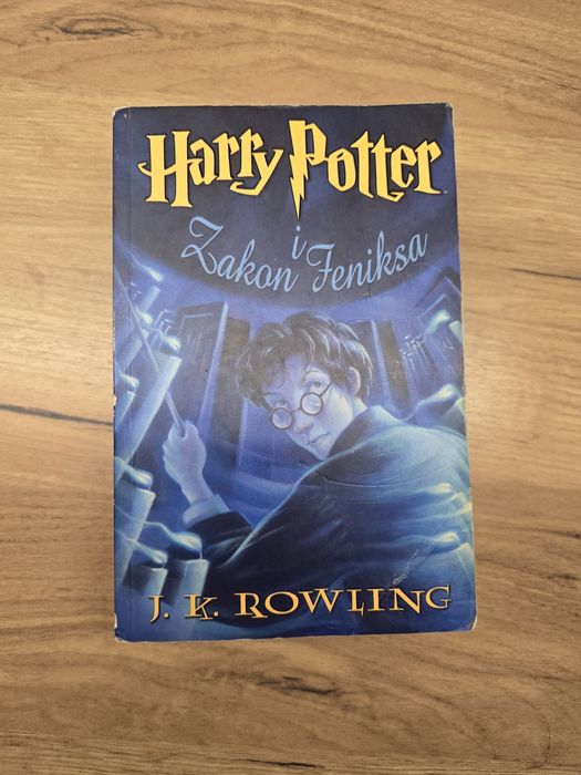 Harry Potter I Zakon Feniksa pierwsze wydanie niepoprawione stare