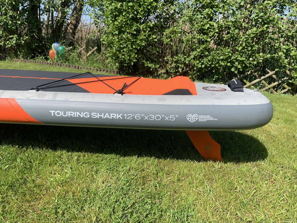 NOWA 2024r deska SUP 12,6 TOURING wiosło carbon 25PSI SHARK