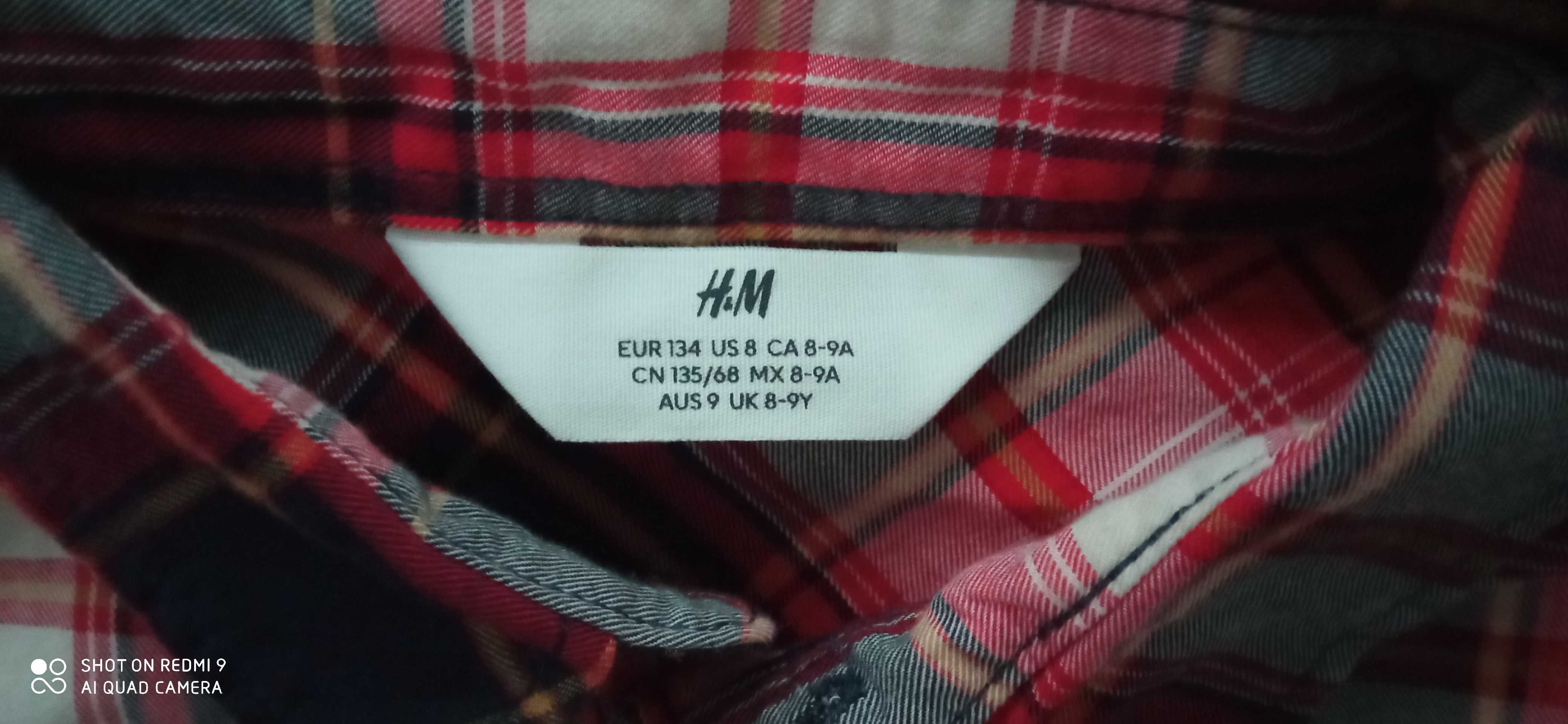 Koszula chłopięca H&M rozmiar 134 cm