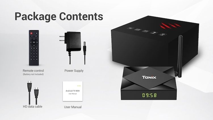 TANIX TX6S Android 10.0 TV Box 4K 4GB/32GB WiFi 5G Bluetooth 4.1