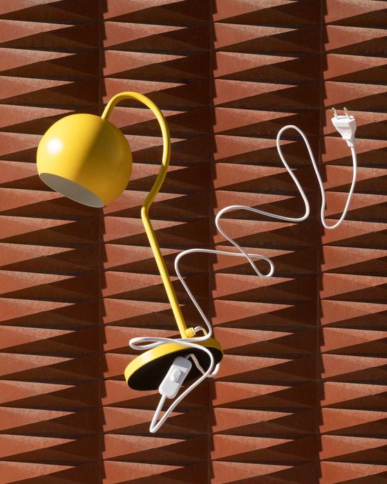 2 Candeeiros de mesa MARKEN (Kinda Home) amarelos