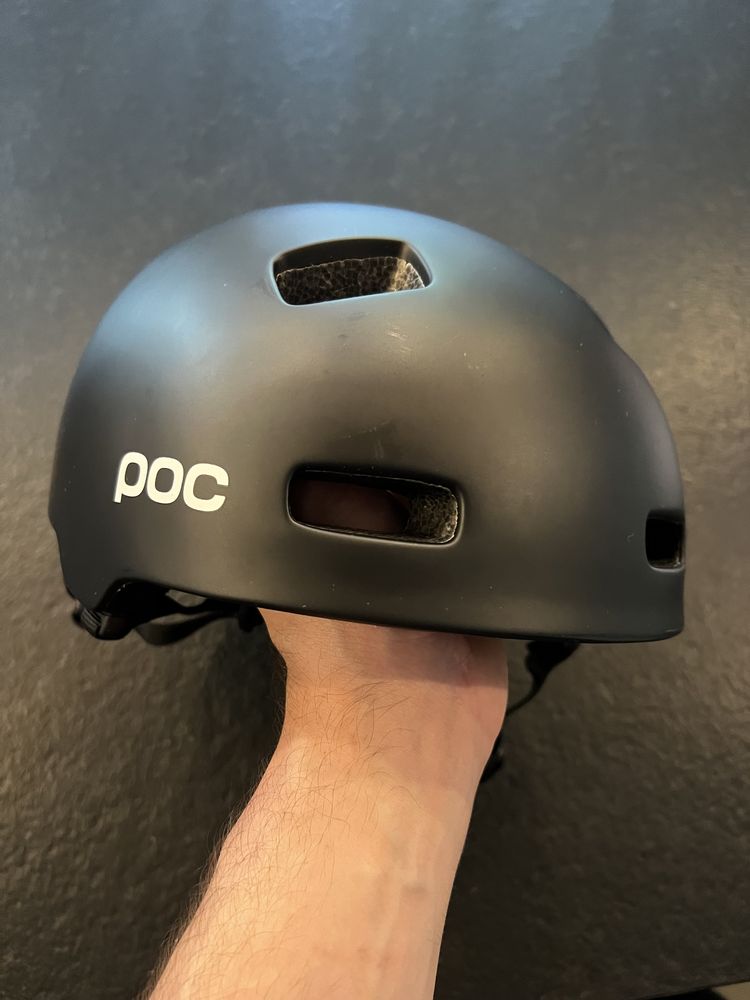 Kask rowerowy firmy Poc model Crane k. matt black